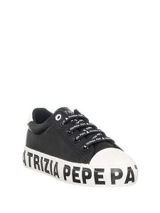 Patrizia Pepe Sneakersy w kolorze czarno-białym rozmiar: 37. Białe trampki Patrizia Pepe, bez wzorów, bez zapięcia. Za 236,11 zł.