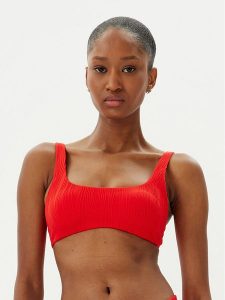 Chantelle Góra od bikini C12VQ0 Czerwony. Czerwone bikini Chantelle, bez wzorów, z syntetyku. Za 199,99 zł.