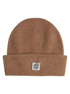 MOSS COPENHAGEN Czapka "Hope" w kolorze karmelowym rozmiar: onesize. Brązowe czapki Moss Copenhagen, bez wzorów, z materiału. Za 86,99 zł.