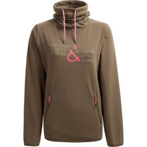 Bluza damska BLD605 - khaki - Outhorn. Bluzy marki Outhorn. W wyprzedaży za 39,99 zł.