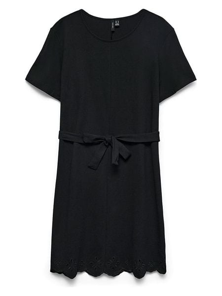Vero Moda Sukienka w kolorze czarnym rozmiar: L. Czarne sukienki Vero Moda, na co dzień, l, bez wzorów, z bawełny, bez kołnierzyka, bez ramiączek, midi, proste. Za 90,95 zł.
