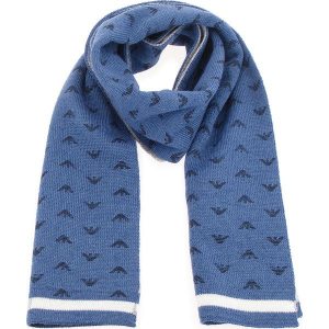 Szalik EMPORIO ARMANI - 404359 8A509 00034 Aviaton Blue. Szaliki marki Emporio Armani. W wyprzedaży za 269,00 zł.