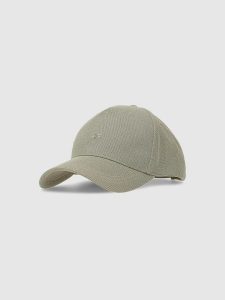 4F Czapka z daszkiem strapback uniseks - khaki Uniwersalny. Brązowe czapki 4f, bez wzorów, z syntetyku, klasyczne. W wyprzedaży za 39,99 zł.