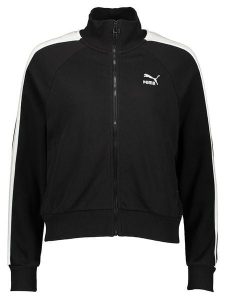 Puma Bluza "Iconic T7" w kolorze czarnym rozmiar: S. Czarne bluzy Puma, s, bez wzorów, bez kaptura. Za 144,92 zł.
