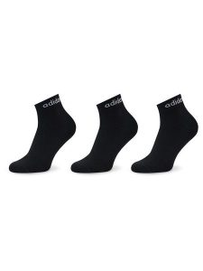 Adidas Skarpety krótkie Think Linear Ankle Socks 3 Pairs IC1305 Czarny. Czarne skarpetki ADIDAS, bez wzorów, z bawełny. Za 29,99 zł.