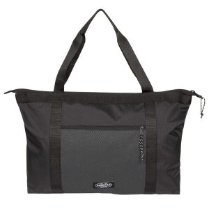 Torba sportowa dla dorosłych Eastpak Athleish Tote Bag. Czarne torby podróżne i sportowe Eastpak, bez wzorów, z materiału. Za 199,99 zł.