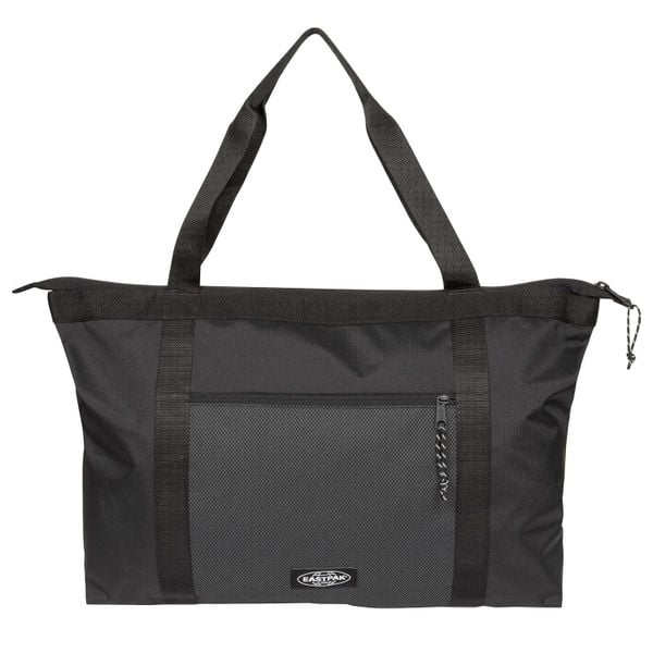 Torba sportowa dla dorosłych Eastpak Athleish Tote Bag. Czarne torby podróżne i sportowe Eastpak, bez wzorów, z materiału. Za 199,99 zł.