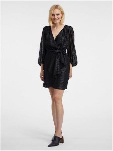 Orsay Sukienka w kolorze czarnym rozmiar: 36. Czarne sukienki Orsay, bez wzorów, z tkaniny, bez kołnierzyka, bez ramiączek, mini. Za 83,03 zł.