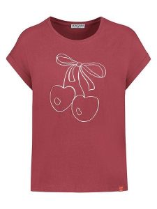 Eight2Nine Koszulka w kolorze czerwonym rozmiar: XS. Czerwone bluzki Eight2Nine, xs, bez wzorów, z bawełny, bez kołnierzyka, bez ramiączek. Za 43,99 zł.