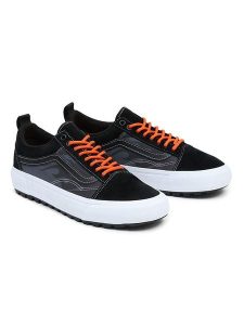 Vans Skórzane sneakersy w kolorze czarno-granatowym rozmiar: 36. Czarne trampki Vans, bez wzorów, bez zapięcia. Za 153,71 zł.