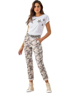 Heine Koszulka w kolorze białym rozmiar: 40. Białe bluzki Heine, bez wzorów, z bawełny, bez kołnierzyka, bez ramiączek. Za 39,99 zł.