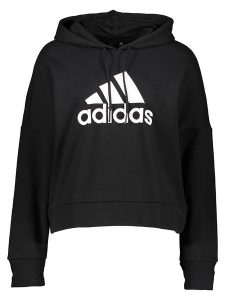 Adidas Bluza w kolorze czarnym rozmiar: M. Czarne bluzy ADIDAS, m, bez wzorów, z kapturem. Za 158,10 zł.