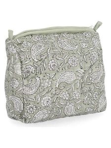 Bizzotto Kosmetyczka "Heloise" w kolorze zielonym - 21 x 17 cm rozmiar: onesize. Zielone kosmetyczki Bizzotto, bez wzorów, z materiału. Za 47,99 zł.