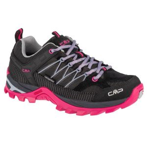 Buty trekkingowe damskie CMP 3Q5445639UR. Czarne buty trekkingowe CMP, z gumy, bez zapięcia. Za 379,99 zł.
