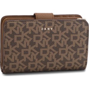 Duży Portfel Damski DKNY - Bryant Sm Carryall R831J659 Mocha Logo-Vic 9MV. Portfele marki DKNY. W wyprzedaży za 289,00 zł.