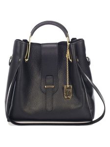 Lucca Baldi Skórzana torebka "Vinci" w kolorze czarnym - 33 x 28 x 13 cm rozmiar: onesize. Czarne torebki klasyczne Lucca Baldi, bez wzorów, z materiału, przez ramię, bez dodatków. Za 352,21 zł.