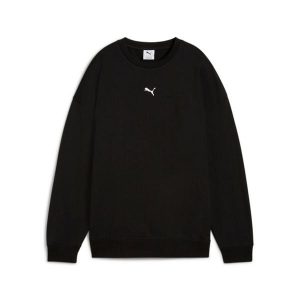 Puma Bluza Ess Oversized Tr 68540101. Czarne bluzy Puma, l, bez wzorów, bez kaptura. Za 177,99 zł.