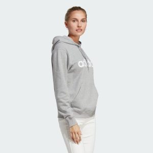 Bluza z kapturem Essentials Linear. Białe bluzy ADIDAS, s, bez wzorów, z kapturem. Za 199,00 zł.