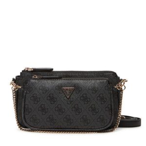 Torebka Guess. Szare listonoszki Guess, z aplikacjami, bez dodatków. Za 439,99 zł.