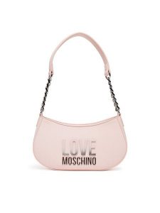 LOVE MOSCHINO Torebka JC4256PP0MKD0601 Różowy. Czerwone torebki klasyczne LOVE MOSCHINO, bez wzorów, z materiału, bez dodatków. Za 579,99 zł.
