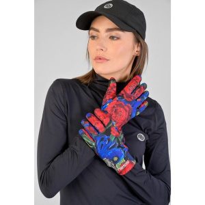 Rękawiczki termoaktywne do biegania Unisex Nessi Sportswear Pro. Czerwone rękawiczki NESSI SPORTSWEAR, bez wzorów. W wyprzedaży za 199,90 zł.