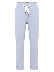 ELBSAND Spodnie dresowe "Brinja" w kolorze błękitnym rozmiar: L. Niebieskie spodnie dresowe ELBSAND, l, bez wzorów, z dresówki. Za 130,99 zł.