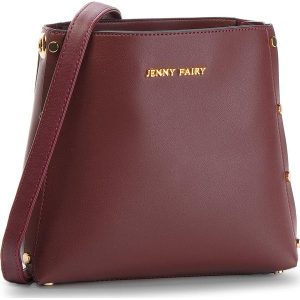 Torebka JENNY FAIRY - RH1082 Burgundy. Czerwone listonoszki marki Jenny Fairy, ze skóry ekologicznej. Za 69,99 zł.
