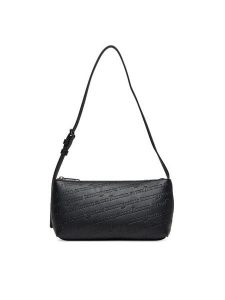 Tommy Jeans Torebka Tjw Must Aop Shoulder Bag AW0AW17867 Czarny. Czarne torebki klasyczne Tommy Jeans, bez wzorów, z jeansu, bez dodatków. Za 369,99 zł.