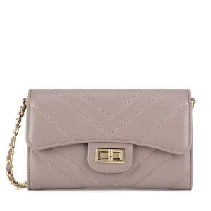 Torebka Badura. Brązowe listonoszki Badura, bez wzorów, bez dodatków. Za 99,99 zł.