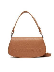 Coccinelle Torebka E5 QBB 52 01 01 Beżowy. Brązowe torebki klasyczne Coccinelle, bez wzorów, ze skóry, bez dodatków. Za 559,99 zł.