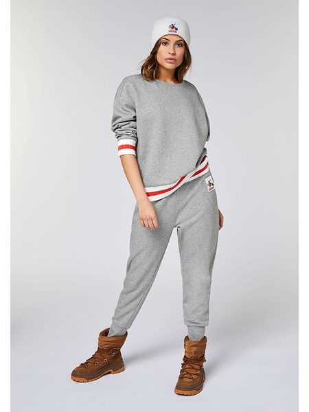 Chiemsee Spodnie dresowe w kolorze szarym rozmiar: XL. Szare spodnie dresowe Chiemsee, xl, z aplikacjami, z dresówki. Za 78,66 zł.