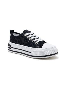 Foreverfolie Sneakersy w kolorze czarnym rozmiar: 41. Czarne trampki Foreverfolie, bez wzorów, bez zapięcia. Za 122,96 zł.