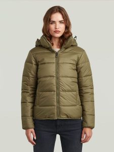 G-Star Kurtka pikowana w kolorze khaki rozmiar: M. Brązowe kurtki G-Star, m, bez wzorów, bez kaptura. Za 321,95 zł.