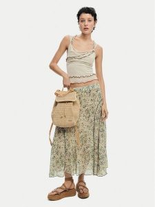 Desigual Plecak 26SAKO01 Beżowy. Brązowe plecaki Desigual. Za 379,99 zł.