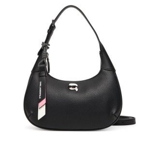 Torebka KARL LAGERFELD. Czarne torebki klasyczne KARL LAGERFELD, bez wzorów, bez dodatków. Za 549,99 zł.