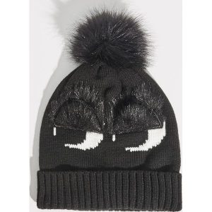 Czapka z aplikacją - Czarny. Czapki marki Sinsay. W wyprzedaży za 14,99 zł.