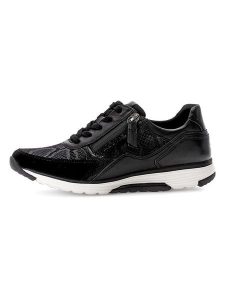 Gabor Sneakersy w kolorze czarnym rozmiar: 40. Czarne trampki Gabor, bez wzorów, bez zapięcia. Za 290,57 zł.