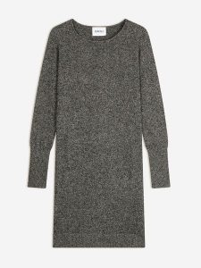 Perfect Cashmere Kaszmirowa sukienka "Molli" w kolorze szarym rozmiar: S. Szare sukienki Perfect Cashmere, na co dzień, s, bez wzorów, z kaszmiru, bez kołnierzyka, bez ramiączek, midi, proste. Za 413,99 zł.