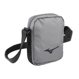 Saszetka na ramię Mizuno Waso Pouch. Szare nerki i saszetki Mizuno, bez wzorów, z materiału. Za 85,00 zł.