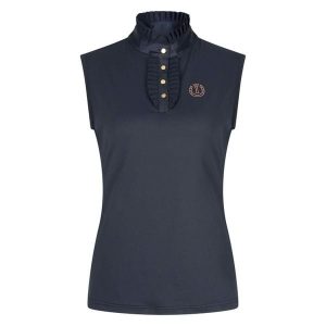 Damska sukienka t-shirtowa bez rękawów Imperial Riding Irhtriumph. Niebieskie sukienki IMPERIAL RIDING, l, bez wzorów, sportowe, bez kołnierzyka, bez ramiączek, sportowe. Za 284,00 zł.