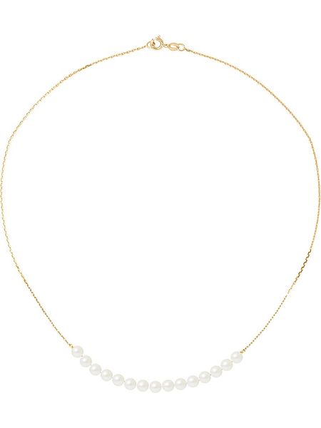 Pearl Addict Złoty naszyjnik z perłami - dł. 42 cm rozmiar: onesize. Żółte naszyjniki Pearl Addict, z perłą, złote. Za 608,99 zł.