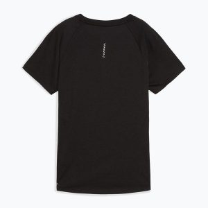 Koszulka do biegania damska PUMA Run Velocity Tee Tri-Blend puma. Czarne bluzki Puma, bez wzorów, sportowe, bez kołnierzyka, bez ramiączek. Za 89,99 zł.