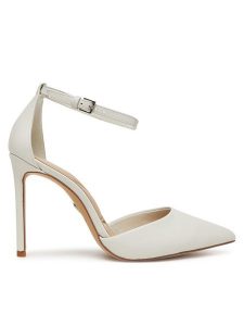 Aldo Szpilki Derperla 13918796 Biały. Białe szpilki ALDO, bez wzorów, ze skóry, bez obcasa. Za 439,99 zł.