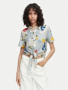Vero Moda Koszula Valentina 10351011 Kolorowy Regular Fit. Koszule Vero Moda, s, bez wzorów, z syntetyku, bez kołnierzyka, bez ramiączek. Za 159,99 zł.