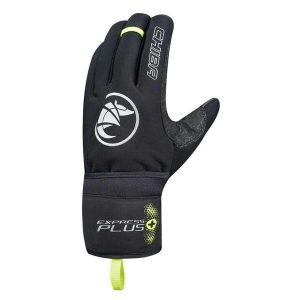 Zimowe rękawiczki sportowe unisex Chiba Express +. Czarne rękawiczki CHIBA, na zimę, bez wzorów. W wyprzedaży za 149,00 zł.