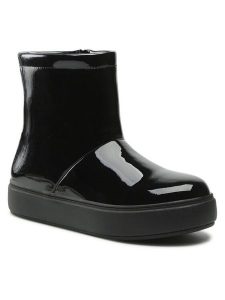 Jenny Fairy Botki WS5800-02 Czarny. Czarne botki Jenny Fairy, bez wzorów, z syntetyku, bez obcasa, na płaskiej podeszwie, bez zapięcia. Za 135,99 zł.