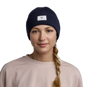 Czapka zimowa BUFF Thermonet® Underhelmet Breanie. Niebieskie czapki Buff, bez wzorów, z bawełny. Za 129,99 zł.
