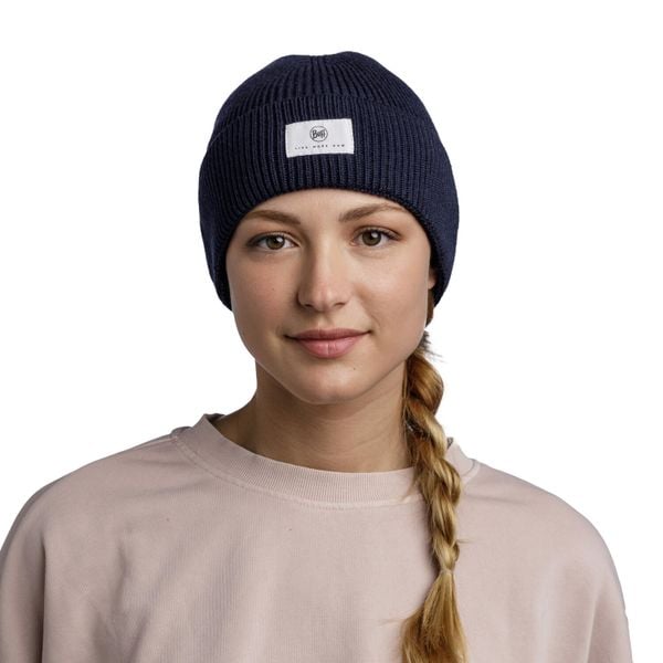 Czapka zimowa BUFF Thermonet® Underhelmet Breanie. Niebieskie czapki Buff, bez wzorów, z bawełny. Za 129,99 zł.