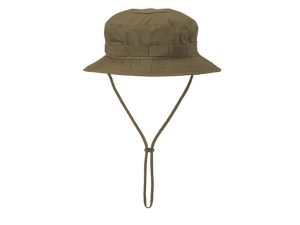 Kapelusz turystyczny coyote. Zielone kapelusze HELIKON-TEX, bez wzorów, z bawełny. Za 55,99 zł.