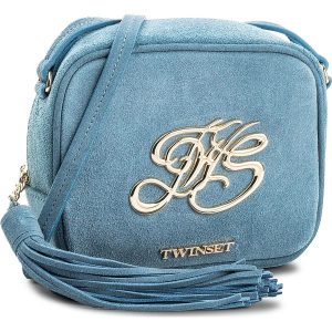 Torebka TWINSET - Mini Tracolla OS8TEB Blue Sto 00077. Torebki klasyczne marki Twinset. W wyprzedaży za 409,00 zł.